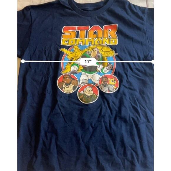 Disney Boys' Lightyear Star Command Short Sleeve Tee Size 18/20 New - Picture 5 of 6